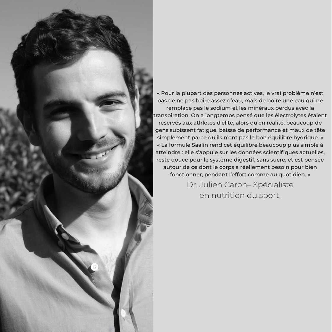 Sachets d'électrolytes